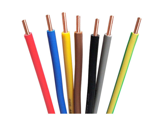 La CINA Temperatura massima colorata del conduttore del cavo 70℃ dell'isolamento del PVC del cavo unipolare fornitore