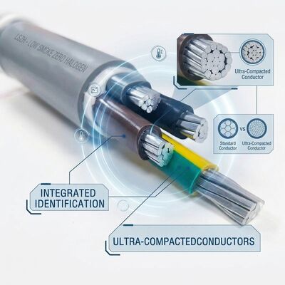 La CINA N2XCH-J 5x16mm2 Low Smoke Zero Halogen PVC Insulated Cable Tunnel 0.6/1kV IEC60502 fornitore