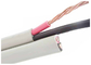 Cavi elettrici piani flessibili su ordinazione del rivestimento di PVC, un cavo elettrico di 3 cavi fornitore
