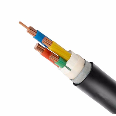Temperatura XLPE Cavo di alimentazione isolato Conduttore di rame 0.6/1kV 90.C Giacca in PVC nero fornitore
