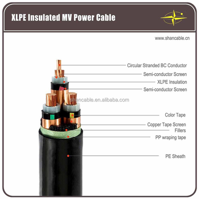 VDE Standard Cavi isolanti in PVC in nero per impianti elettrici domestici fornitore