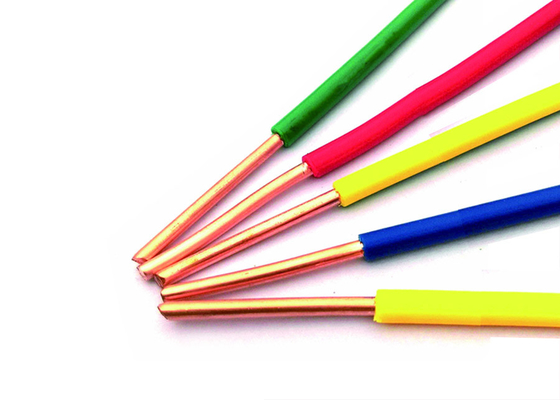 Cavo unipolare colorato in PVC del gruppo Shanghai Shenghua, filo singolo, isolamento in PVC, temperatura massima del conduttore 70℃ fornitore