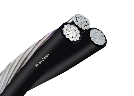Cavo elettrico Shenghua Power Aerial Bundled con isolamento Xlpe, Cavo elettrico aereo con 1 conduttore messaggero fornitore