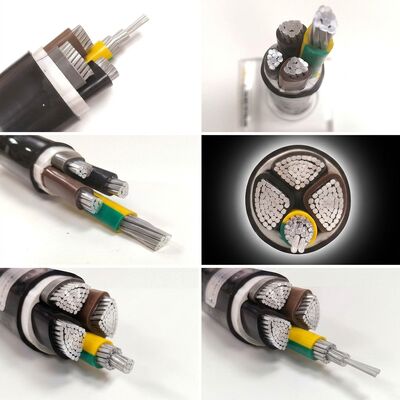 UV Resistant PVC Insulated Power Cable 0.6/1kV 4x35mm2 Aerial Overhead Outdoor Use fornitore