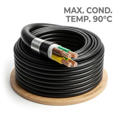 High Temperature XLPE Insulated PVC Sheathed Cable 0.6/1kV 4x16mm2 Power Station fornitore