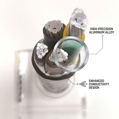 Cavo LSZH a bassa emissione di fumo e privo di alogeni con isolamento in PVC 0.6/1kV 4 conduttori 4x50mm2 ignifugo fornitore