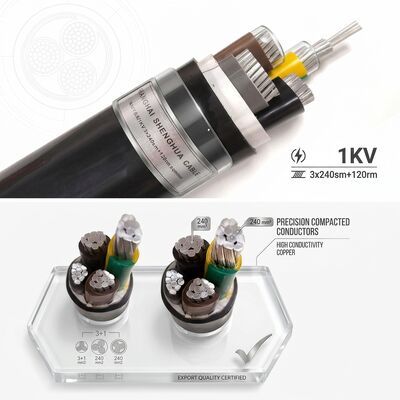 Factory Direct PVC Insulated Power Cable 0.6/1kV 4x70mm2 Copper Export Grade fornitore