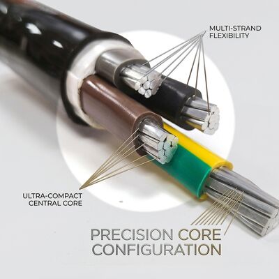 Free Sample PVC Insulated Power Cable 0.6/1kV 3x10mm2 Copper Fast Delivery fornitore