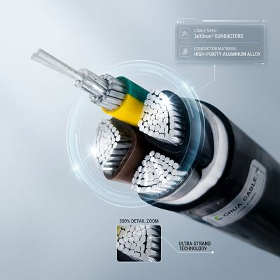 Free Sample PVC Insulated Power Cable 0.6/1kV 3x10mm2 Copper Fast Delivery fornitore