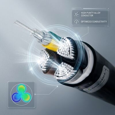 NYY 4x25mm2 PVC Insulated Cable 90C High Temperature Underground 0.6/1kV IEC60502 Power Wire fornitore