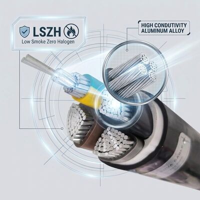 NYY 1x120mm2 PVC Insulated Single Core Cable 90C Power Station 0.6/1kV IEC60502 fornitore