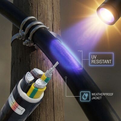 NYM 3x2.5mm2 UV Resistant PVC Insulated Cable Outdoor Lighting 450/750V IEC60228 fornitore