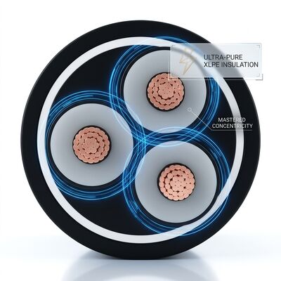 Cavo di alimentazione sotterraneo isolante in HDPE con involucro XLPE anti-corrosione 0,6/1kV fornitore