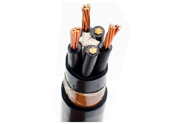 XLPE ha isolato il centro di rame inguainato PVC del cavo elettrico 0.6/1kV cinque di rame