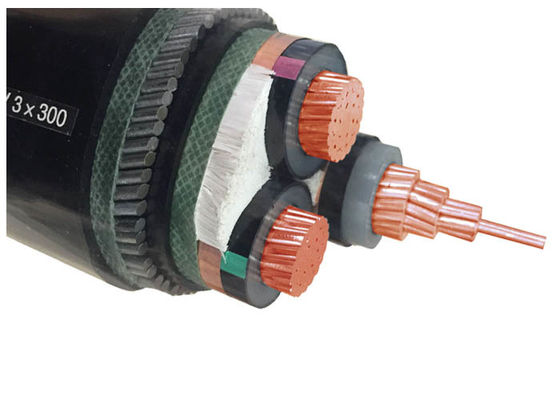 Cavo elettrico armato con conduttore in rame Shenghua Cable, isolamento XLPE, guaina in PVC nero, cavo elettrico a bassa tensione